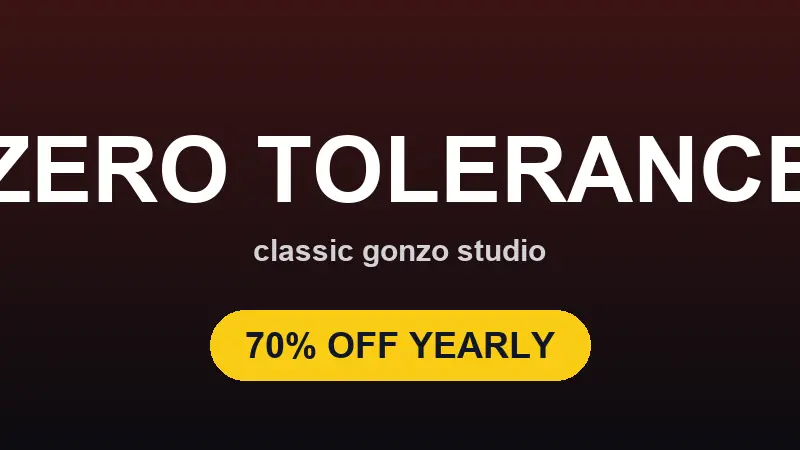 Zero Tolerance discount